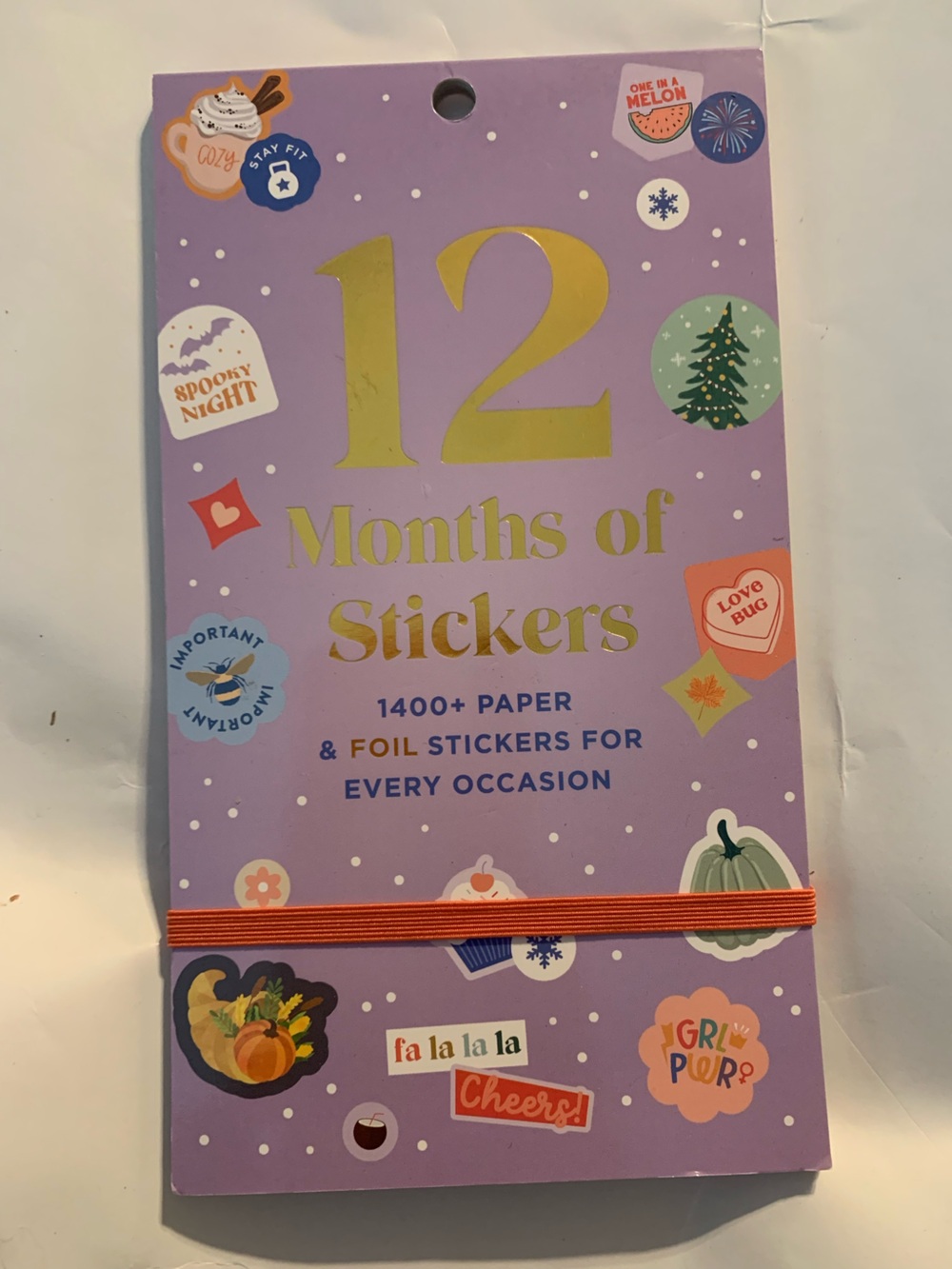 New Pulsar "12 Months of Stickers" Pad - 30 Sheets, 1400+ Foil & Paper Stickers
